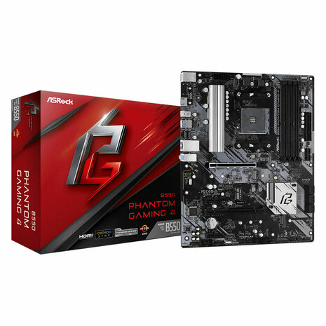 Moederbord ASRock B550 PHANTOM GAMING 4 AMD B550 1