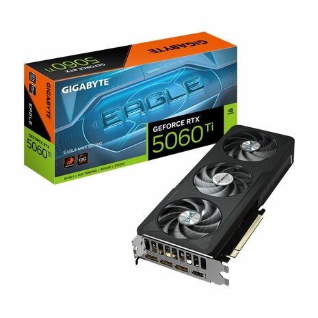 Videokaart Gigabyte GV-N506TEAGLEMAX OC-16GD geforce rtx 5060 ti 16 GB GDDR7 1