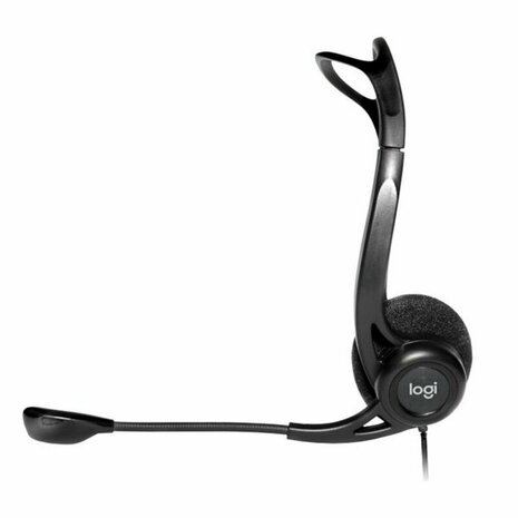 Hoofdtelefoon met microfoon Logitech 981-000100 Zwart 2