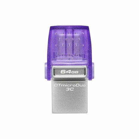 USB stick Kingston microDuo 3C 64 GB Paars 1
