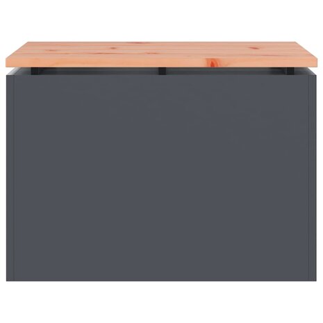 Tuinbank Antraciet 60 x 40 x 43 cm Staal 4