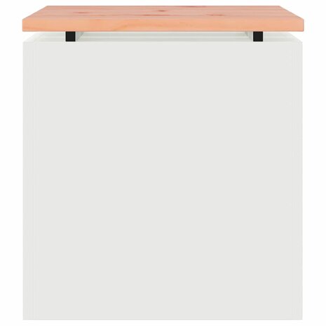 Tuinbank Wit 40 x 40 x 43 cm Staal 4