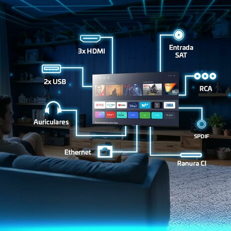 Smart TV Engel LE3295QLED   32 32" QLED 3