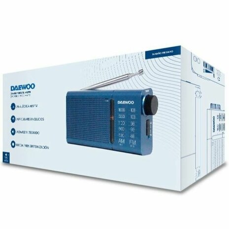 Transistorradio Daewoo DW1036 Blauw 2