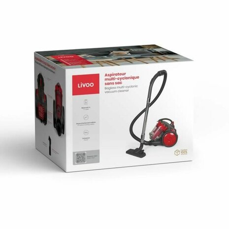 Stofzuiger Livoo Rood 700 W 5