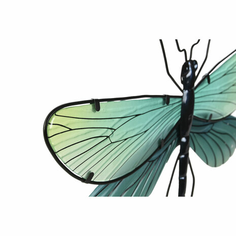 Wanddecoratie Home ESPRIT Geel Blauw Groen Lila Shabby Chic Libel 46 x 1 x 31 cm (4 Stuks) 2