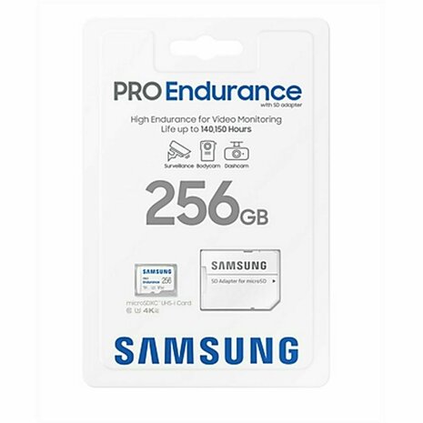 Micro SD kaart met adapter Samsung MB-MJ256K 256 GB 4