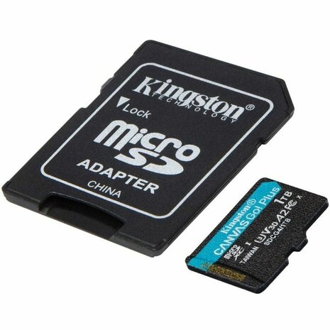 Micro SD kaart met adapter Kingston CANVAS Go! Plus 1 TB 2