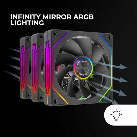 CPU-ventilator Mars Gaming MF-LINKFINITYKIT2R 7