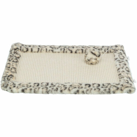 Krabpaal voor Katten Trixie Leo Crème Polyester Sisal EVA 55 x 35 cm Tapijt 2