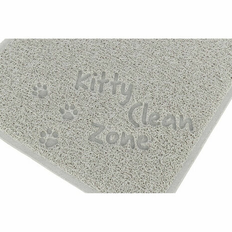 Mat voor kattenbak Trixie Lichtgrijs PVC 37 × 45 cm Zandbak 6