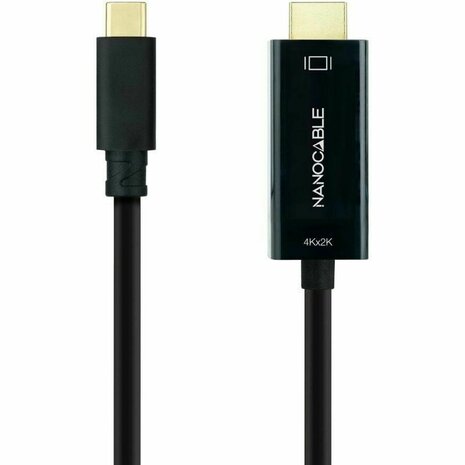 Kabel USB-C naar HDMI NANOCABLE 10.15.5135 5 m Zwart 2