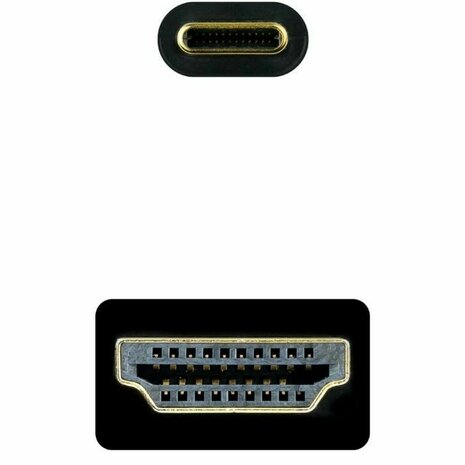 Kabel USB-C naar HDMI NANOCABLE 10.15.5135 5 m Zwart 3