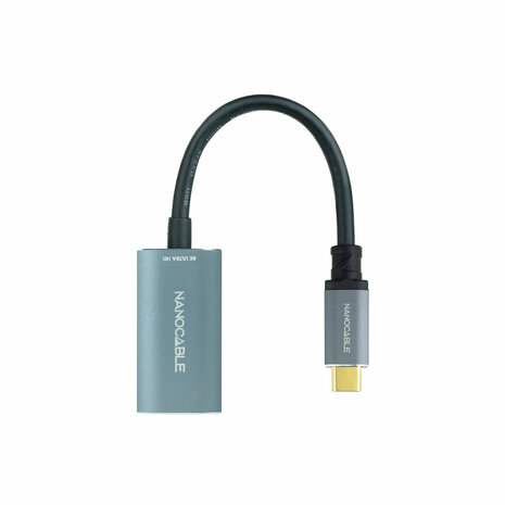 Adapter USB-C naar DisplayPort NANOCABLE 10.16.4104-G Grijs 15 cm 8K Ultra HD 2