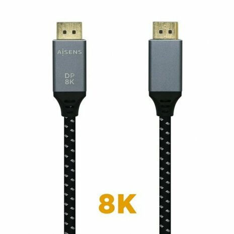 HDMI-Kabel Aisens A149-0437 Zwart Zwart/Gris 2 m 2