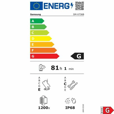 Tablet Samsung SM-X730NZAPEUB 11" 12 GB RAM 256 GB Grijs 2