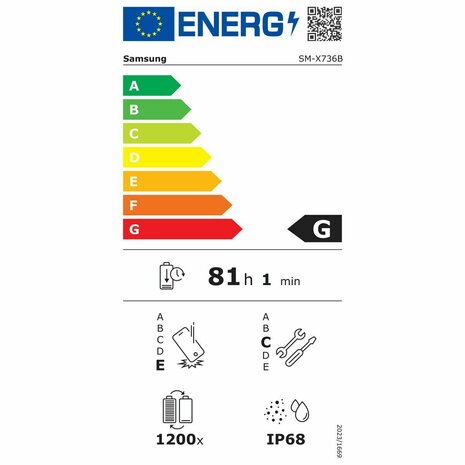 Tablet Samsung SM-X730NZAPEUB 11" 12 GB RAM 256 GB Grijs 5