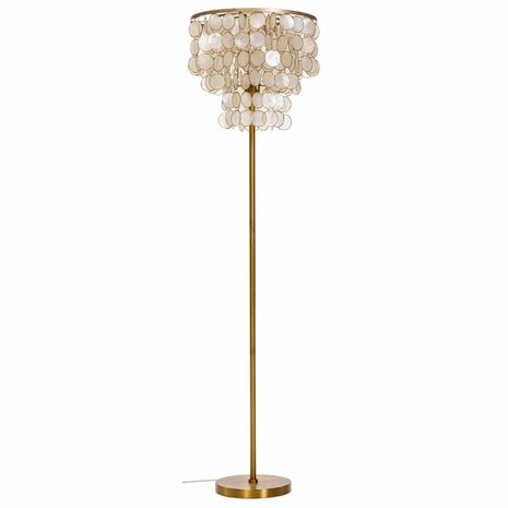 Vloerlamp Home ESPRIT Beige Gouden 220 V 40 x 40 x 153 cm 1