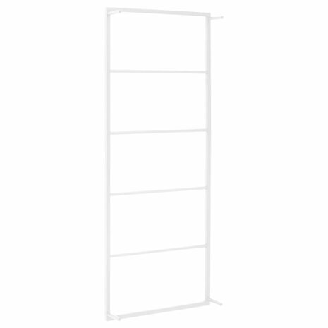 Handdoekenrek Wit 45x10x115 cm Staal 4