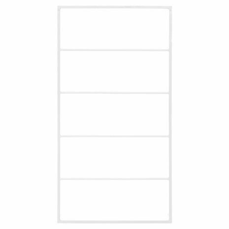 Handdoekenrek wit 60x10x116 cm staal 3