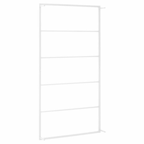Handdoekenrek wit 60x10x116 cm staal 4