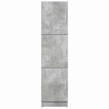 Hoge Kast Betongrijs 31.5 x 32 x 124 cm Bewerkt hout 6