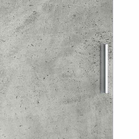 Hoge Kast Betongrijs 31.5 x 32 x 124 cm Bewerkt hout 9