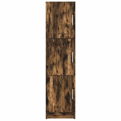 Hoge Kast Gerookt eiken 31.5 x 32 x 124 cm Bewerkt hout 6