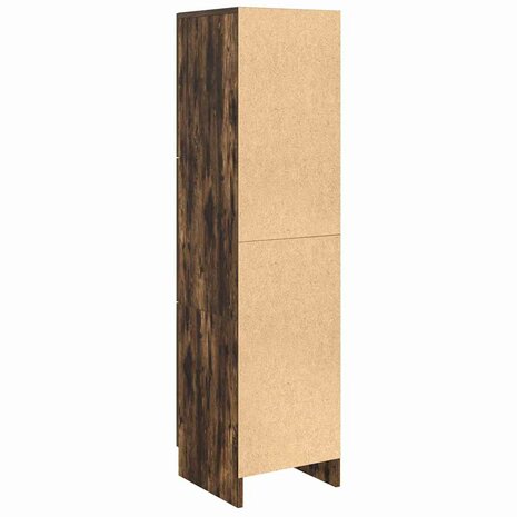 Hoge Kast Gerookt eiken 31.5 x 32 x 124 cm Bewerkt hout 8
