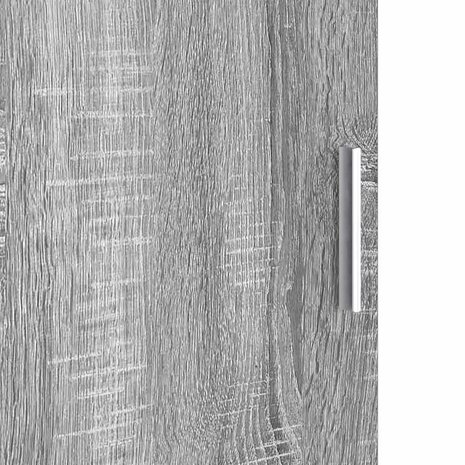Hoge Kast Grijs sonoma 31.5 x 32 x 124 cm Bewerkt hout 8