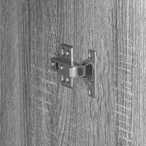 Hoge Kast Grijs sonoma 31.5 x 32 x 124 cm Bewerkt hout 9