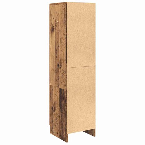 Hoge Kast Oud hout 31.5 x 32 x 124 cm Bewerkt hout 8