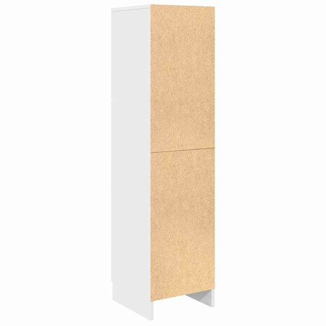 Hoge Kast Wit 31.5 x 32 x 124 cm Bewerkt hout 8