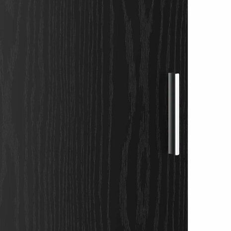 Hoge Kast Zwart eiken 31.5 x 32 x 124 cm Bewerkt hout 9