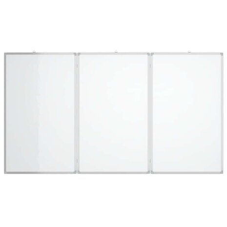Whiteboard magnetisch inklapbaar 120x100x1,7 cm aluminium 3