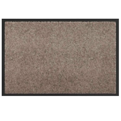 Deurmat Beige 40 x 60 cm Teddy Stof 2