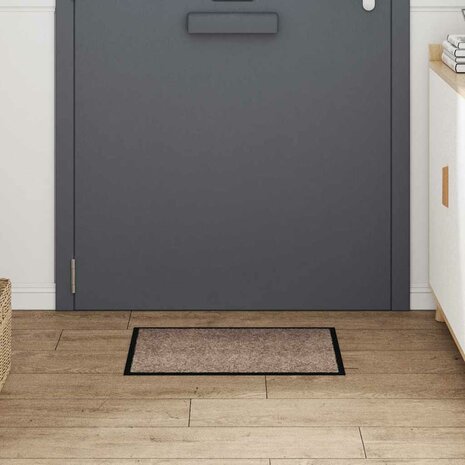 Deurmat Beige 40 x 60 cm Teddy Stof 3