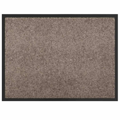 Deurmat Beige 60 x 80 cm Teddy Stof 2