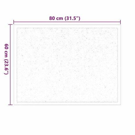 Deurmat Beige 60 x 80 cm Teddy Stof 7