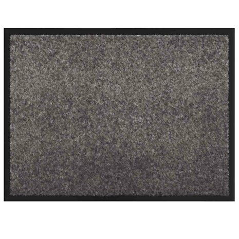 Deurmat Lichtgrijs 60 x 80 cm Teddy Stof 2
