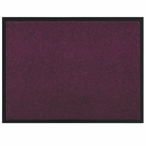 Deurmat Bordeauxrood 60 x 80 cm Teddy Stof 2