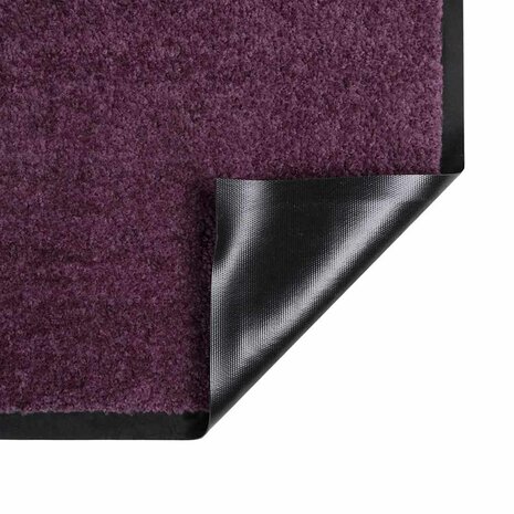 Deurmat Bordeauxrood 60 x 80 cm Teddy Stof 5