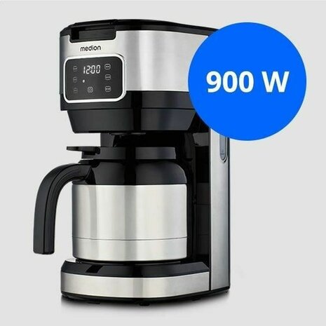 Drip Koffiemachine Medion Zilverkleurig 900 W 1,2 L 6