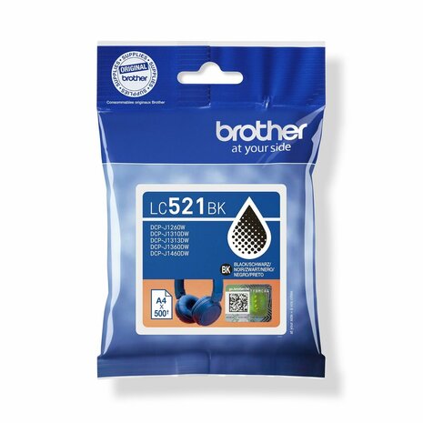 Originele inktcartridge Brother LC521BK Zwart 8