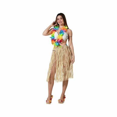 Kostuums voor Volwassenen Hawaiiaanse Hawaiiaan (3 Onderdelen) 1