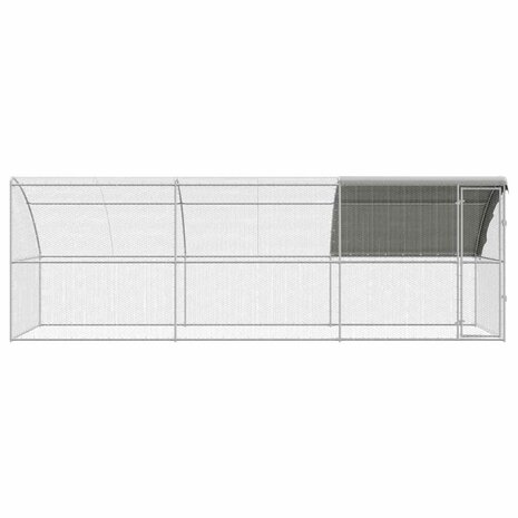 Kippenhok Zilver 600 x 200 x 198.5 cm Gegalvaniseerd staal 4