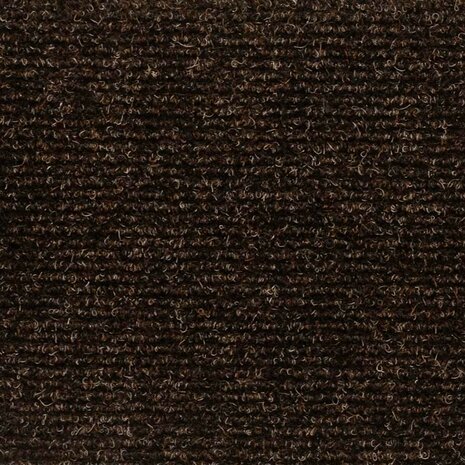 Trapmatten zelfklevend 10 stuks 56x17x3 cm bruin halfrond 7