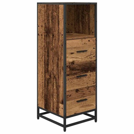 Badkamermeubelset Oud Hout 35 x 37,5 x 100 cm Bewerkt hout 2