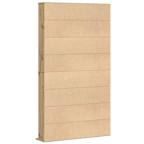 Cd-kast met plank artisanaal eikenkleurig 101 x 23 x 177.5 cm 5