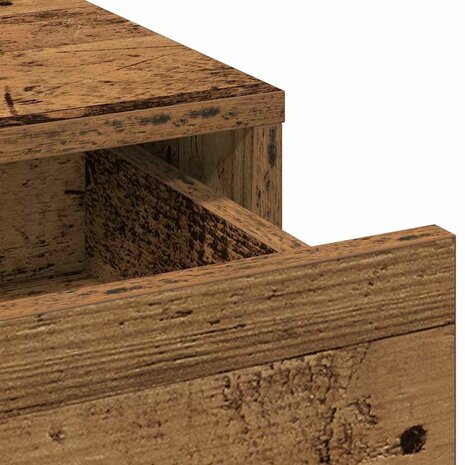 Kaptafel met lade Oud Hout 50 x 41 x 135 cm Bewerkt hout 8